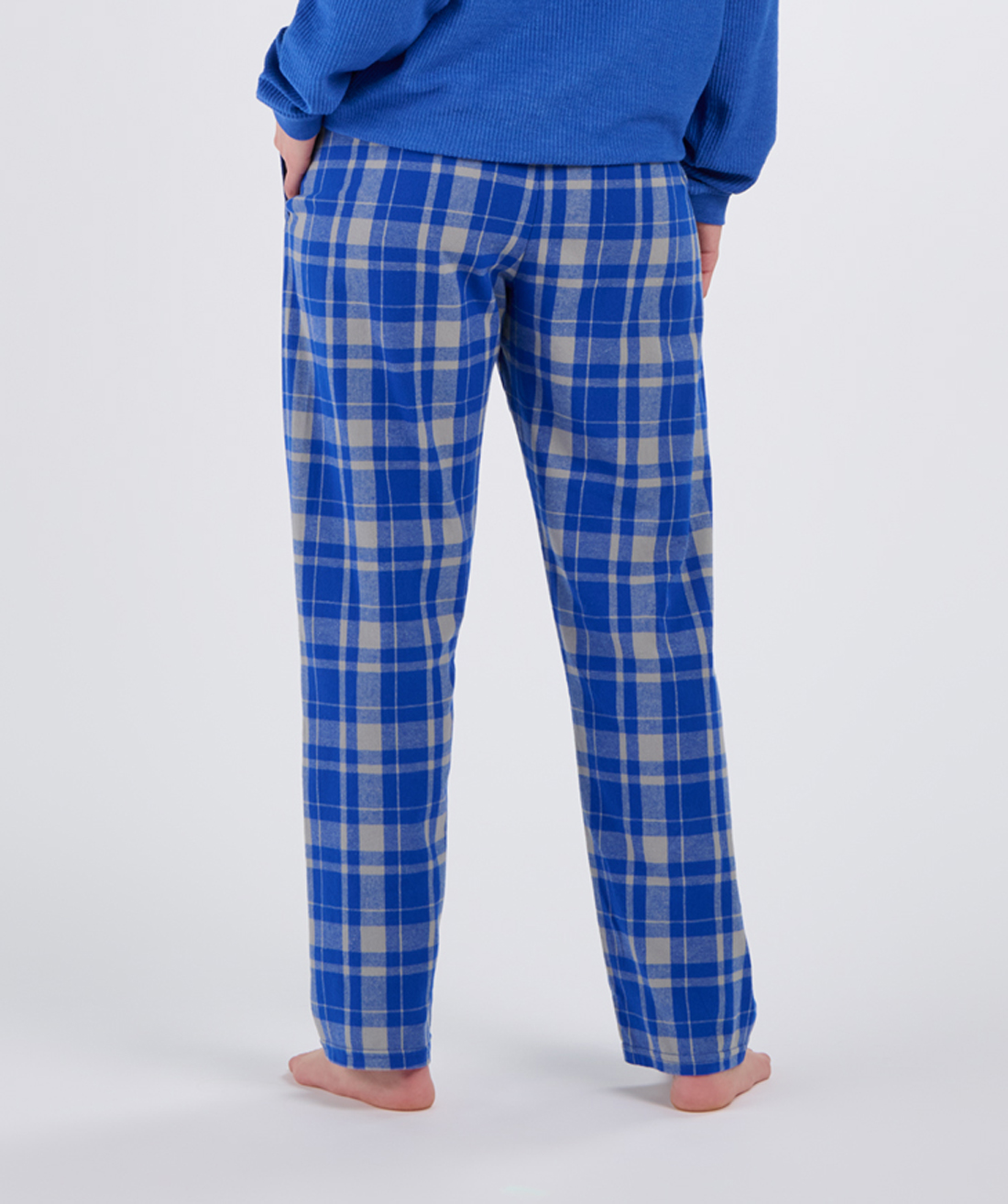 Boxercraft Women's Haley Jordan Electric Royal Plaid Flannel